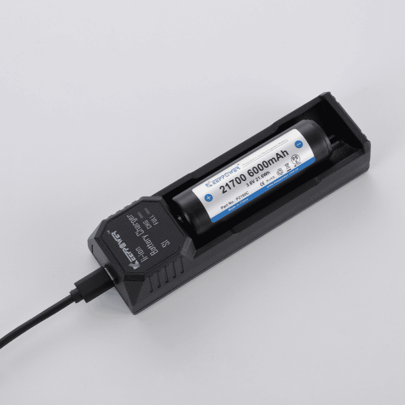 32650/26800/21700/18650のS1 Li-Ion充電式バッテリー充電器… - キープ